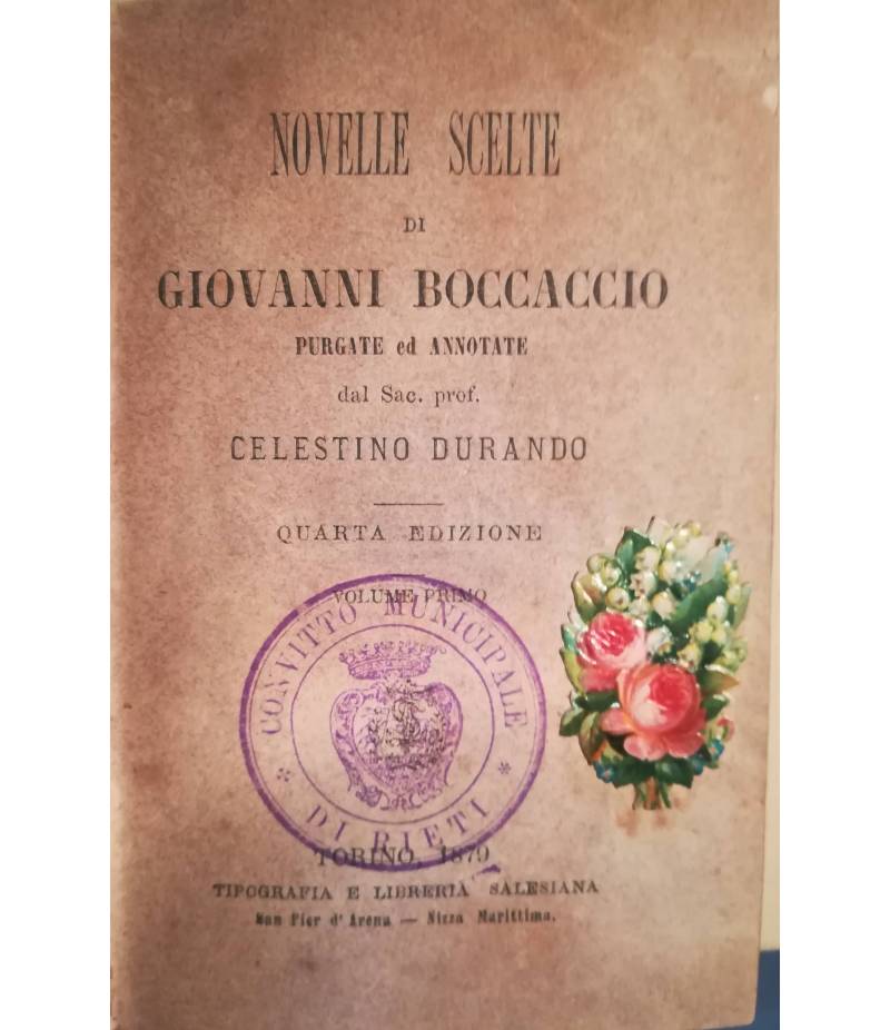 Novelle scelte di Giovanni Boccaccio purgate ed annotate da Celestino Durando
