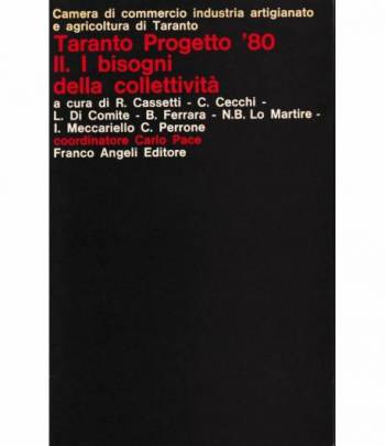 Taranto Progetto '80  2° vol. I bisogni della collettività