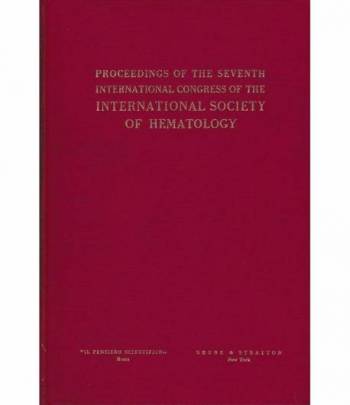 Proceedings of the seventh international congress of the international society of hematology 4 volumi (Rome 7-13 september 1958)