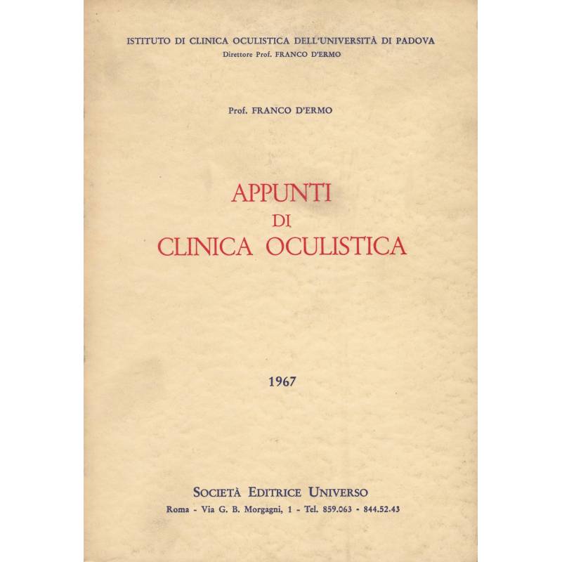 Appunti di clinica oculistica