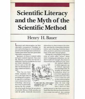 Scientific literacy and the myth of the scientific method