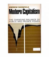 Modern Capitalism. The chancing balance of public and private power