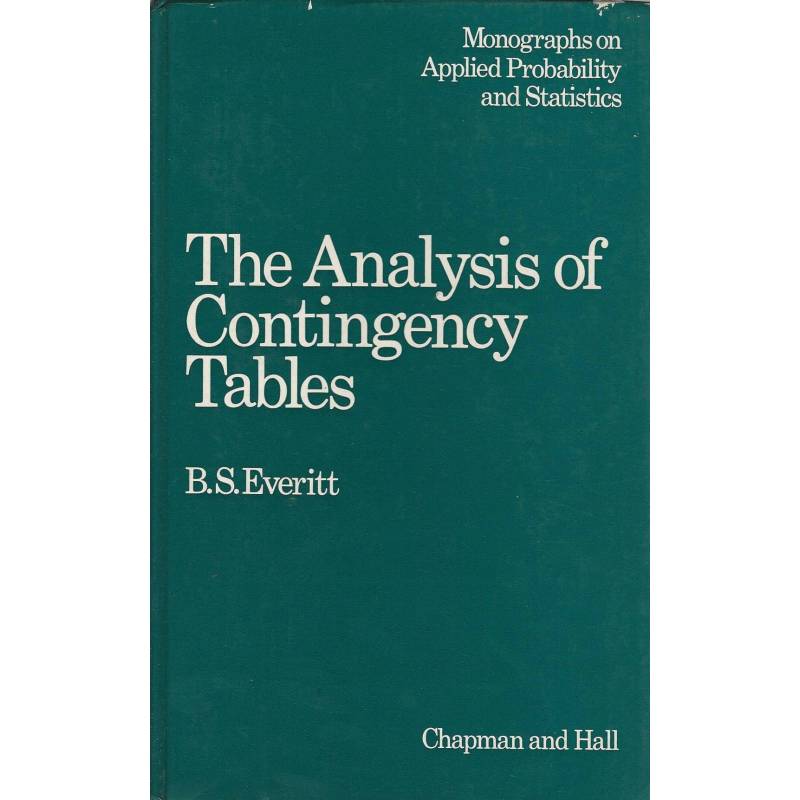 The analysis of contingency tables