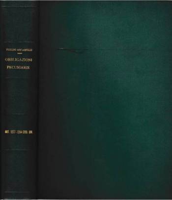 Libro quarto - delle obbligazioni. Obbligazioni pecuniarie art. 1277-1284