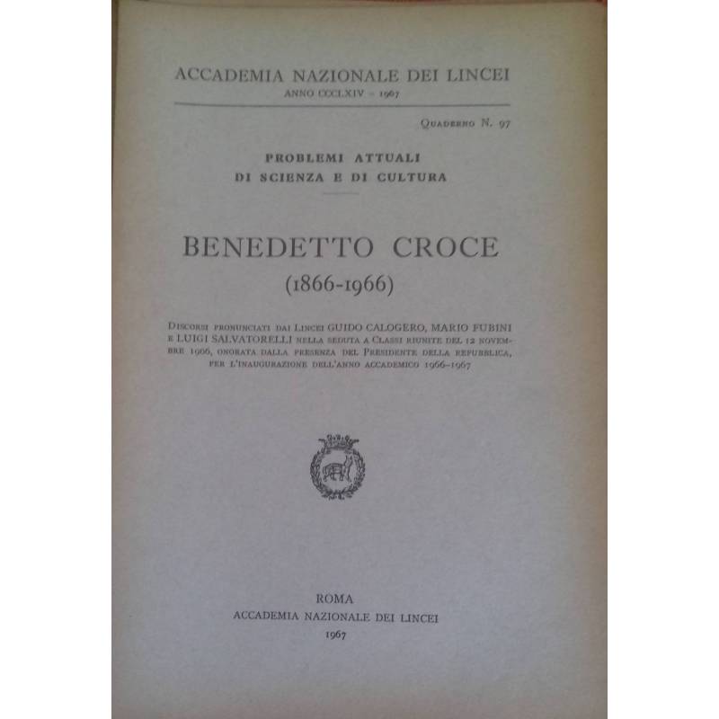 Benedetto Croce (1866-1966)