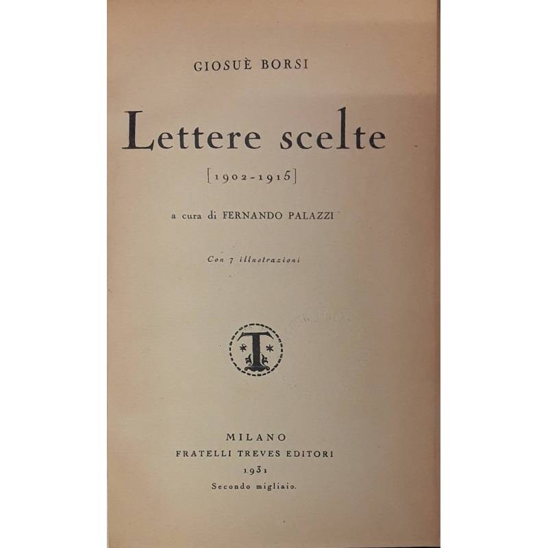 Lettere scelte (1902-1915)