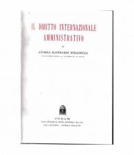 Il diritto internazionale amministrativo