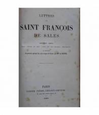Lettres de saint Francois de sales