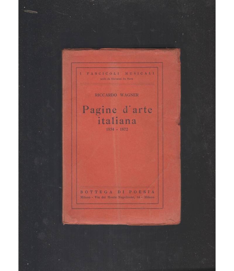 PAGINE D'ARTE ITALIANA.