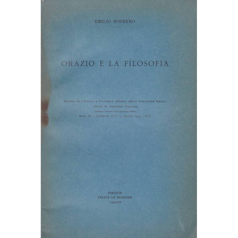 Orazio e la filosofia