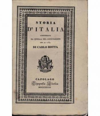 Storia d'Italia continuata da quella del Guicciardini sino al 1789. Tomo VIII.