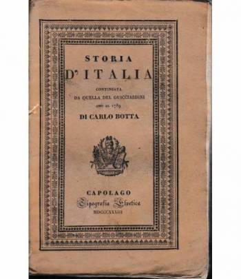 Storia d'Italia continuata da quella del Guicciardini sino al 1789. Tomo IX.