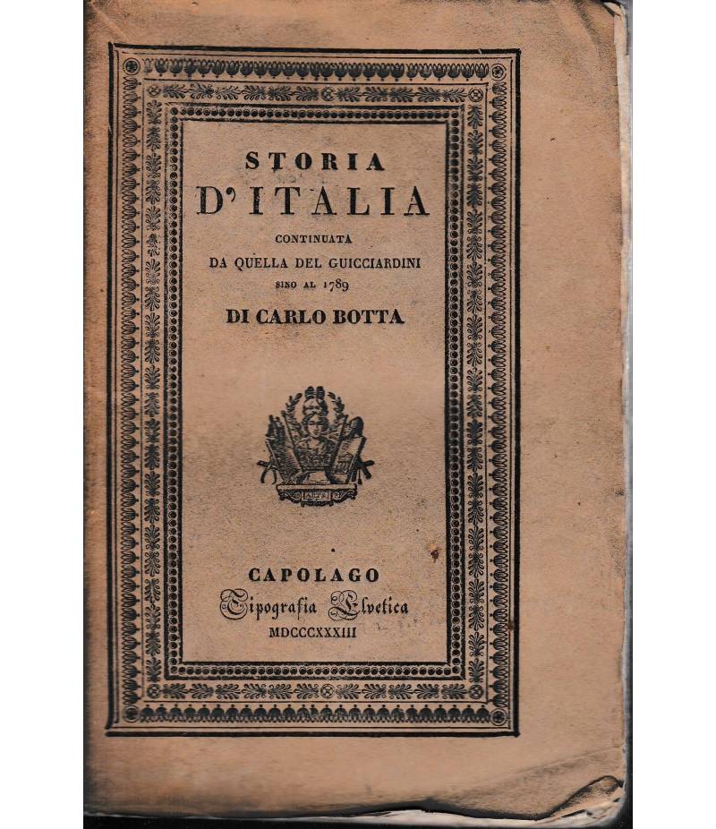 Storia d'Italia continuata da quella del Guicciardini sino al 1789. Tomo XI.