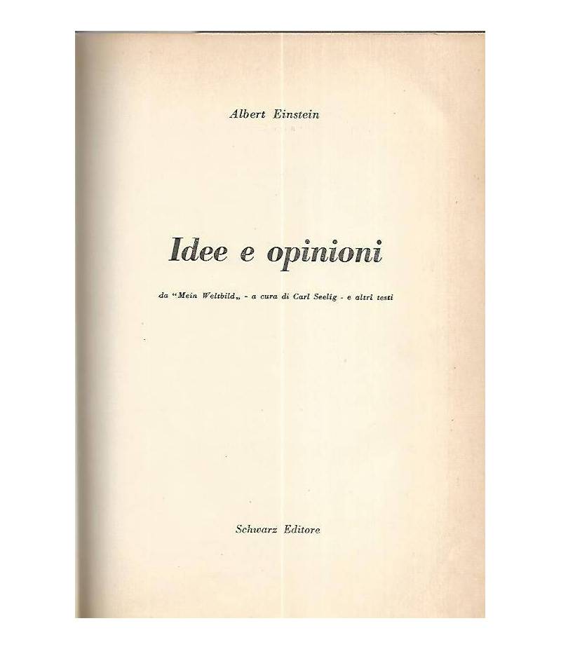 Idee e opinioni
