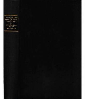 I documenti diplomatici italiani. Ottava serie 1935-1939 vol. XII