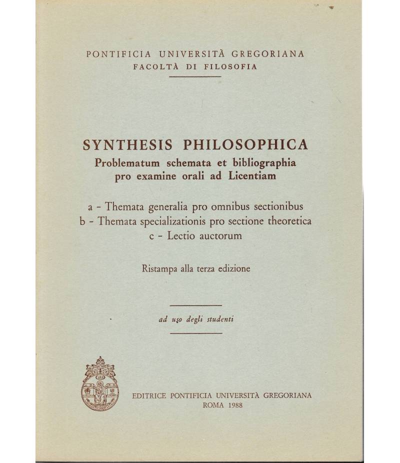 Synthesis Philosophica