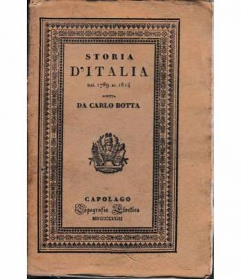 Storia d'Italia dal 1789 al 1814. Tomo IV.
