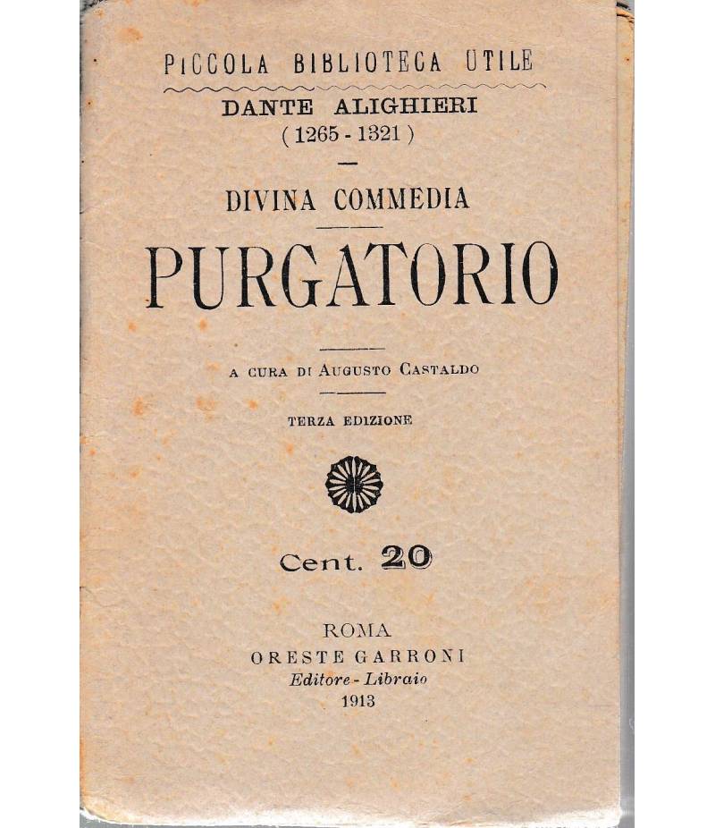 Divina Commedia. Purgatorio