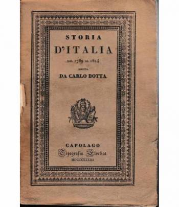 Storia d'Italia dal 1789 al 1814. Tomo V.