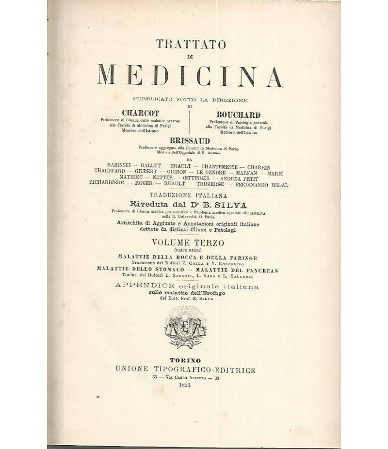 Trattato di medicina. Volume terzo