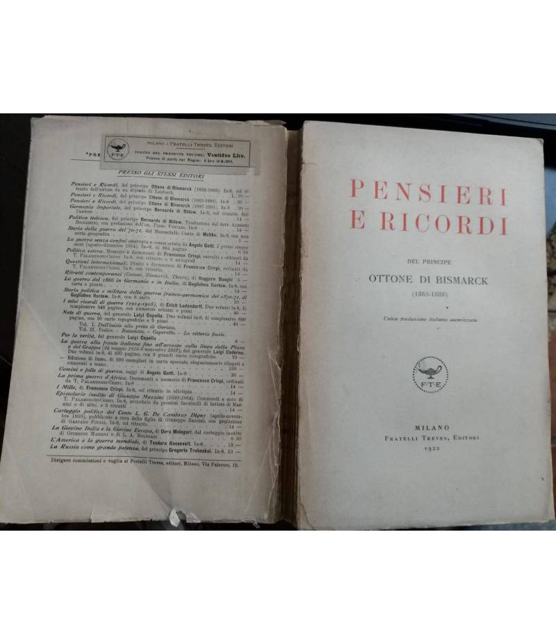 Pensieri e ricordi (1863-1888)