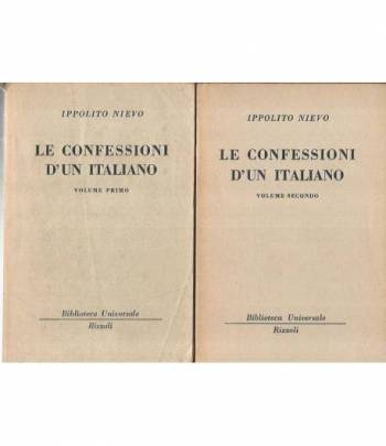 Le confessioni d'uni italiano. Volumi 1-2
