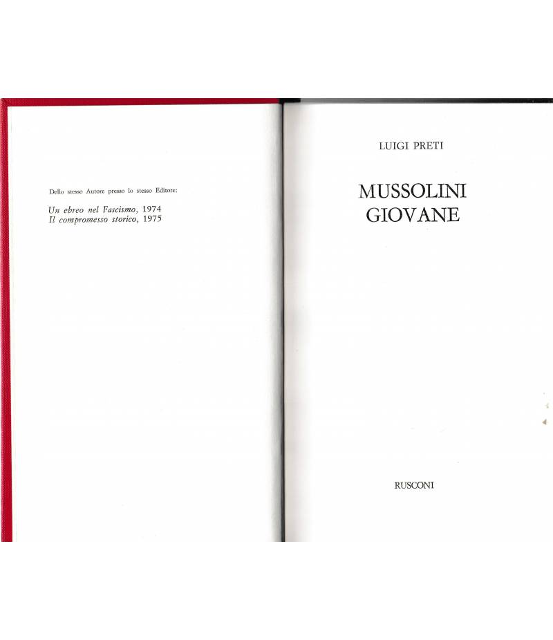 Mussolini giovane