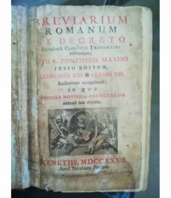 Breviarium Romanum ex decreto Sacrosancti Concilii Tridentini (...)