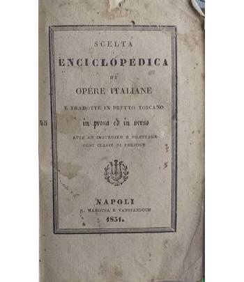 Scelta enciclopedica di opere italiane  e tradotte in pretto toscano in prosa ed in versi. Vol. II: stria delle Crociate