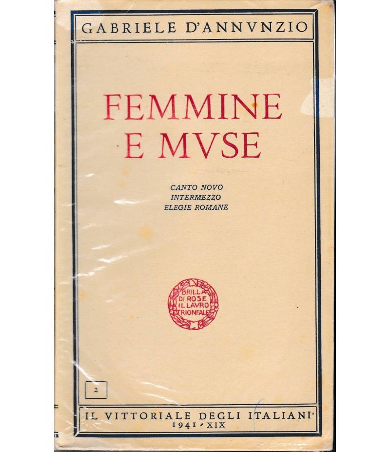 Femmine e muse. Canto novo intermezzo elegie romane