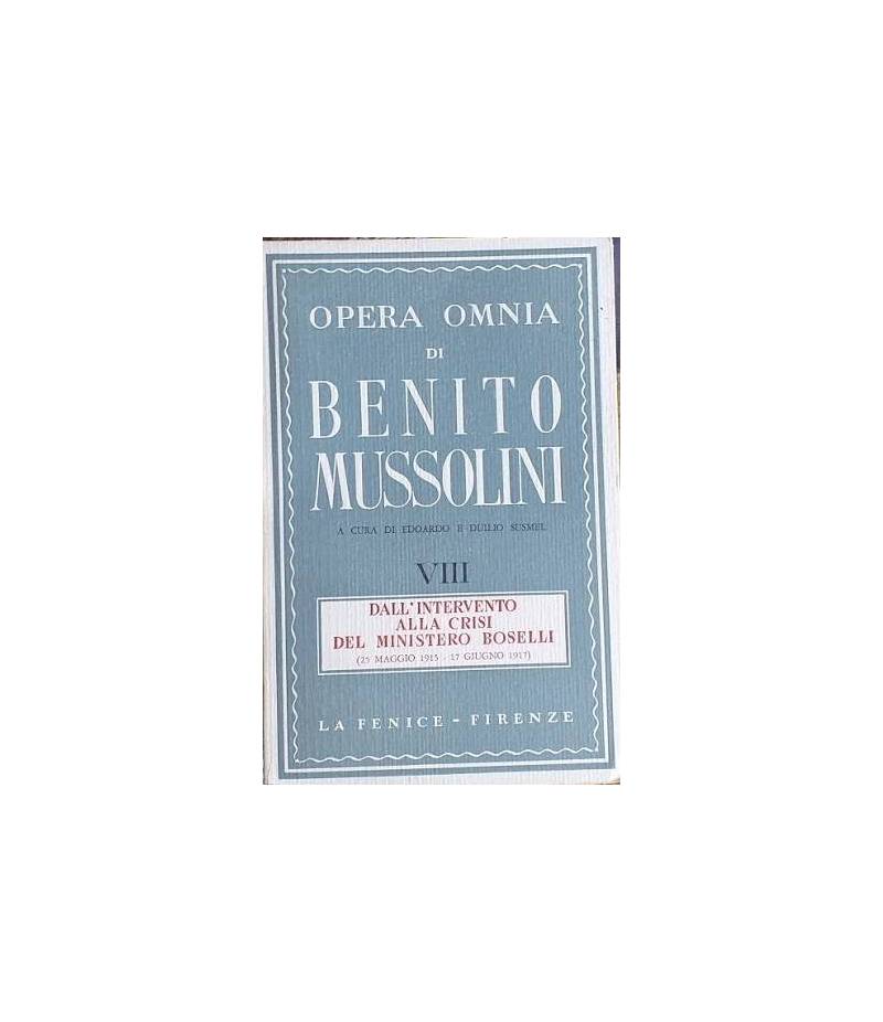 Opera omnia di Benito Mussolini, vol. VIII