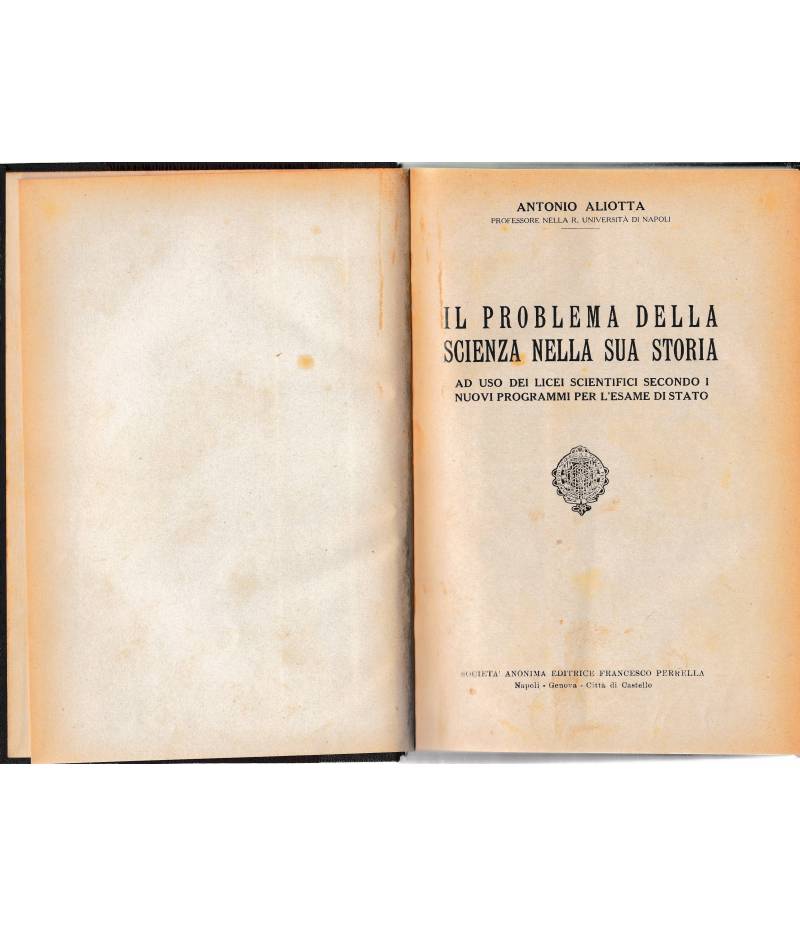 Il problema della scienza nella sua storia - La vita del pensiero