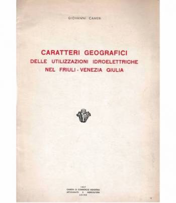 Caratteri geografici delle utilizzazioni idroelettriche nel Friuli-Venezia giulia