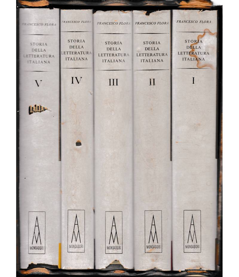 Storia della letteratura italiana 5 volumi