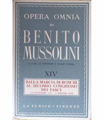 Opera Omnia di Benito Mussolini, vol. III