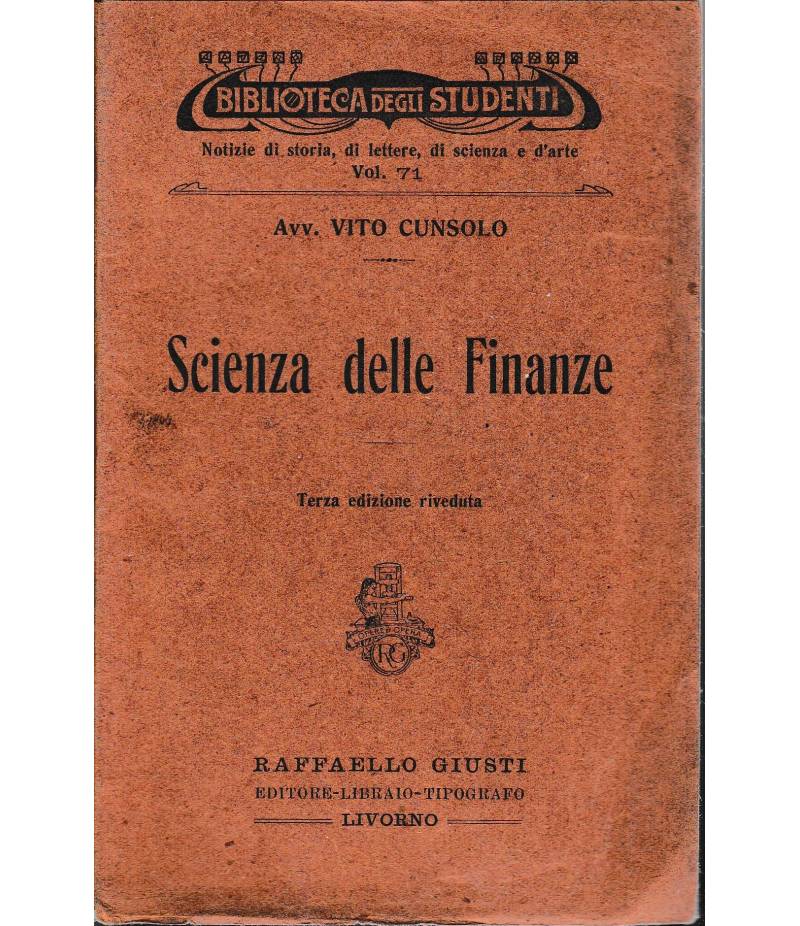 Scienza delle finanze