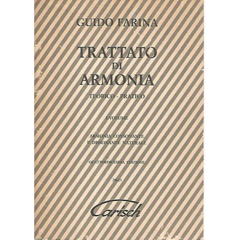 Trattato di armonia teorico-pratico 1 volume