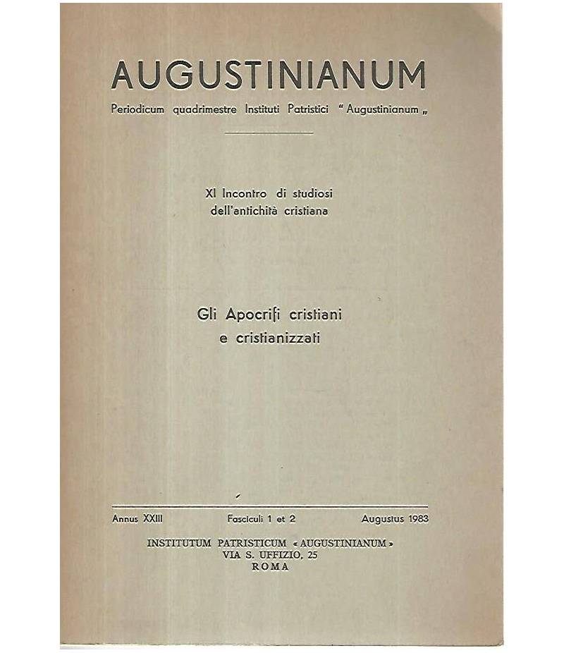 Augustinianum. Gli Apocrifi cristiani e cristianizzati