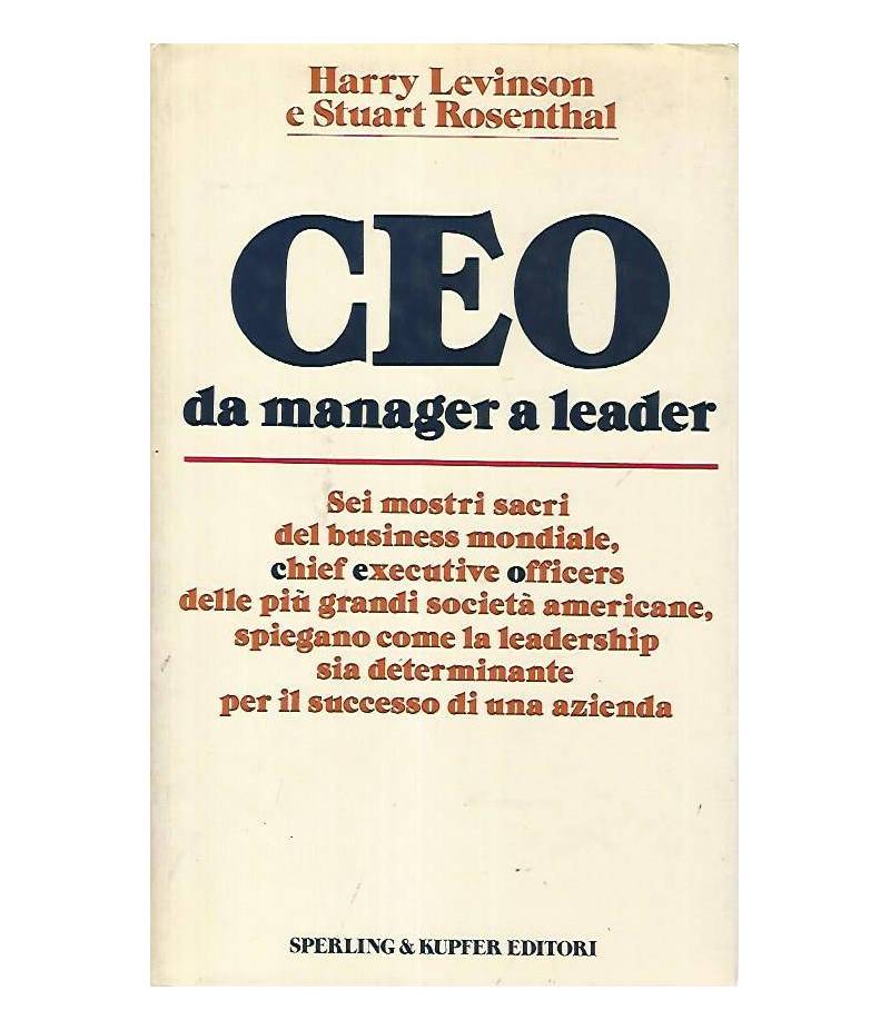 CEO da manager a leader