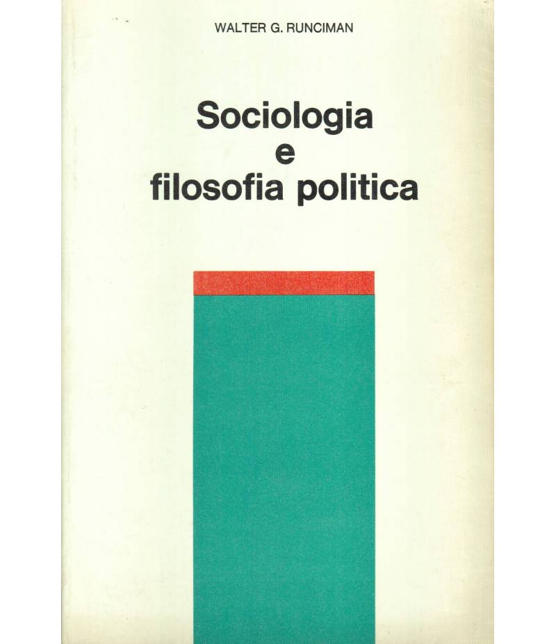 Sociologia e filosofia politica