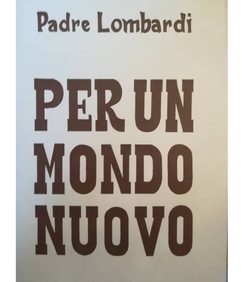 Per un mondo nuovo