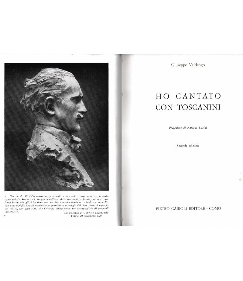 Ho cantato con Toscanini