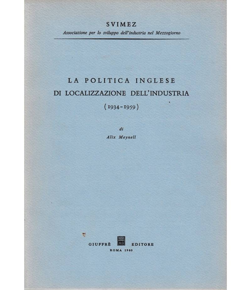 La politica inglese di localizzazione dell'industria (1934-1959)