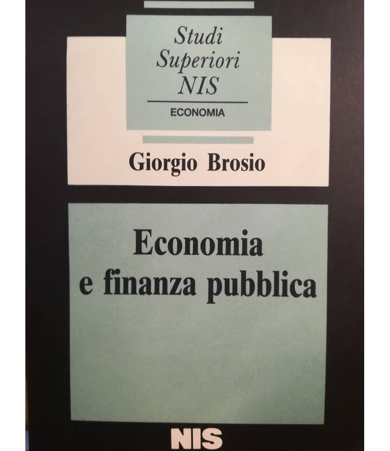 Economia e finanza pubblica