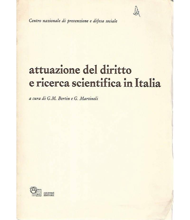 Attuazione del diritto e ricerca scientifica in Italia