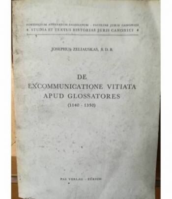De Excommunicatione Vitiata apud glossatores (1140-1350)