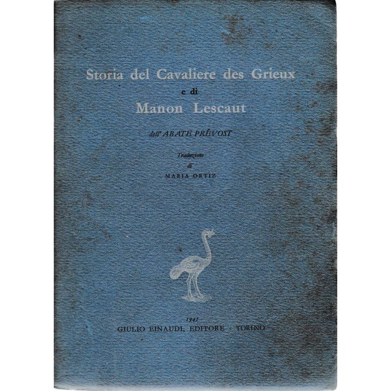 Storia del Cavaliere des Grieux e di Manon Lescaut