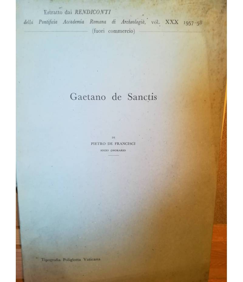 Gaetano de Sanctis