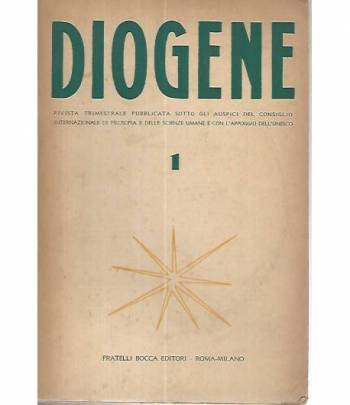 Diogene. Rivista trimestrale. 1954 n.1