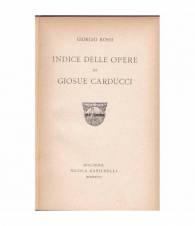 Indice delle opere di Giosue Carducci